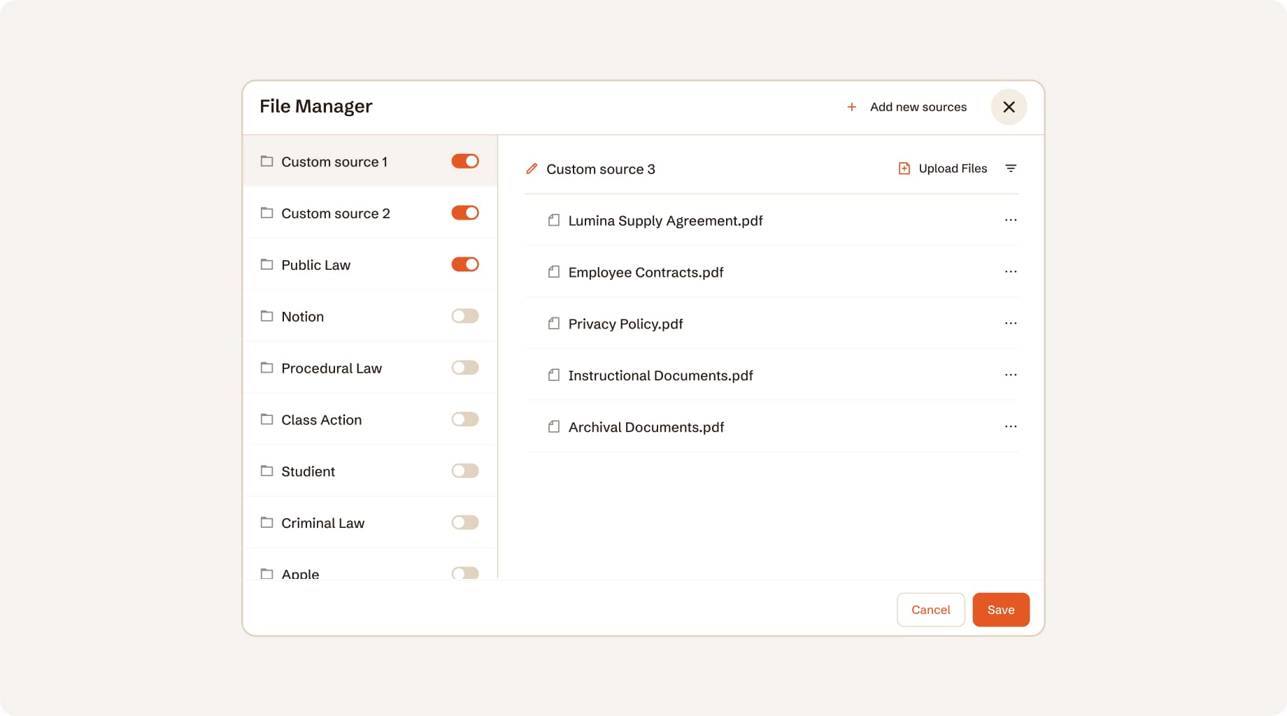 File storage and analysis